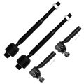 4pc Front Inner And Outer Tie Rod End Es80378 Ev80379 For Toyota 4runner 2003 2009 Lexus Gx470 Fj Cruiser 2007 