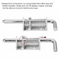 Uxcell Barrel Bolt Latch 1pcs 10x135mm Stainless Steel Spring Loaded Gate Pin Sliding Door Lock For Trailer Doors Cabinets