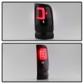 Acanii For Black Smoke 1994-2001 Dodge Ram 1500 2500 3500 Led Tube Tail Lights Brake Lamps