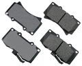 Act1119 Proact Ultr Ceramic Disc Brake Pad Kit Front Position For Trucks Grey Color 
