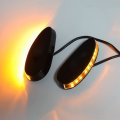 Motorcycle Black Led Mirror Block Off Base Plate For 08-21 Cbr1000rr 10-14 Vfr1200 P N Mt222-016a-nologo-bk 