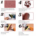 Hifrom 75pcs Sanding Discs 5 Inch 8 Hole Hook And Loop Adhesive Sandpaper For Random Orbital Sander 15 Each Of 40 60 80 100 120