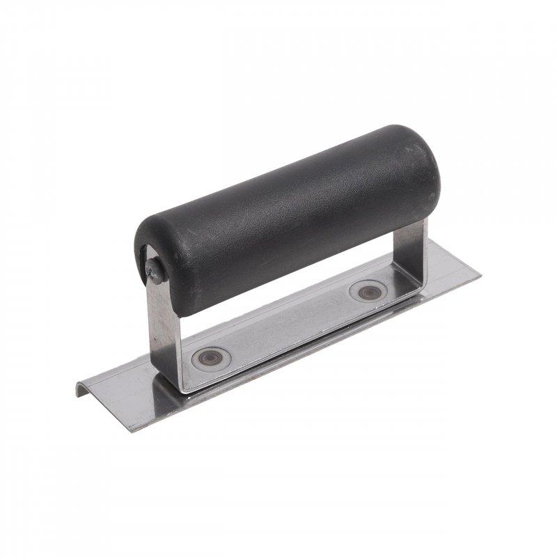 Qlt Hand Edger Ce502sp Stainless Steel Blade 6 X 2 5 In Straight End 1 4 Radius 3 8 Lip Plastic Handle Concrete Finishing Tool