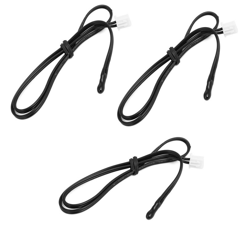 Tc 10k 16-inch Length Epoxy Coated Head Air Conditioner Temperature Sensor 3pcs