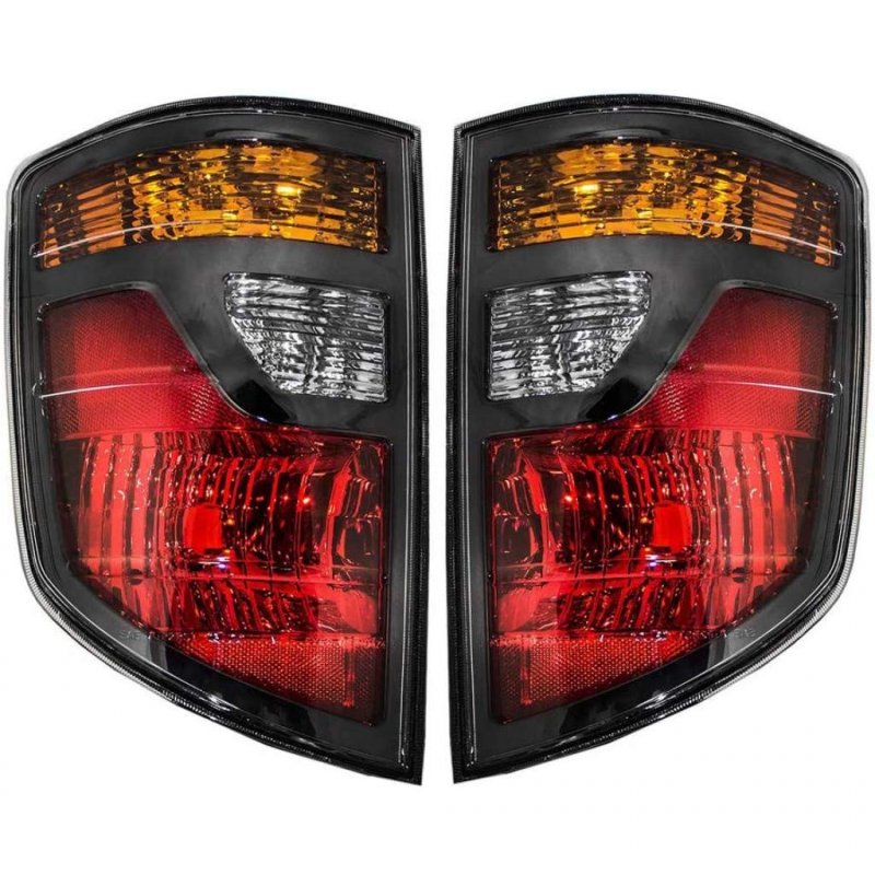 2006-2008 Honda Ridgeline Pair Rear Tail Lights Driver And Passenger Side Assembly Unit Ho2818131 Ho2819131 33551-sjc-a01