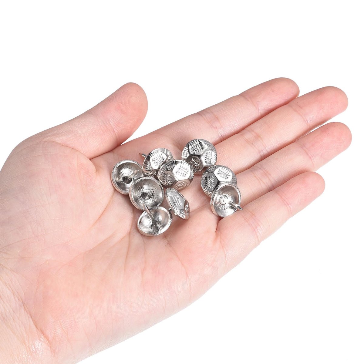Upholstery Tacks Nail Pins Furniture 100pcs 13x13mm Thumb Tack Assortment Kit Carbon Steel For Home Sofa Diy Decorative Heads