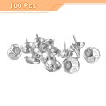 Upholstery Tacks Nail Pins Furniture 100pcs 13x13mm Thumb Tack Assortment Kit Carbon Steel For Home Sofa Diy Decorative Heads
