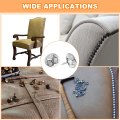 Upholstery Tacks Nail Pins Furniture 100pcs 13x13mm Thumb Tack Assortment Kit Carbon Steel For Home Sofa Diy Decorative Heads