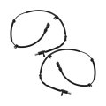 Rear Abs Speed Sensor Pair For Ford E-350 Super Duty And E-250 2006 2007 Spindle Mounted With Traction Control Replaces 