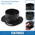 A Absopro Universal Car Air Ducting Connector Straight Heater Duct Joiner Pipe 2 36 60mm Od Black