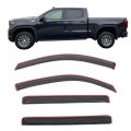 Ikon Motorsports In Channel Window Visors For 2019-2025 Chevy Silverado Gmc Sierra 1500 Ltd Limited 2500 3500 Hd Crew Cab 