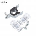 Uxcell Rubber Cushion Strut Clamp 4pcs 13 16 Cushioned Rigid Steel Pipe For Mounting Pex Tubing To Channels