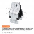 Uxcell Rubber Cushion Strut Clamp 4pcs 13 16 Cushioned Rigid Steel Pipe For Mounting Pex Tubing To Channels