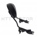Httmt Sbb005 T- Black Backrest Sissy Bar Compatible With H-d Electra Glide Road King Ultra 2009-up