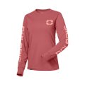 Women S Performance Long Sleeve Shirt With Upf40 Protection Breathable Fit Rose 2xl 