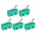Uxcell 5pcs Kw4-3z-3 5a 250vac Simulated R-lever Type Micro Switches