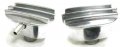 Chevy Ford For Mopar 1 25 Finned Oval Valve Cover Pcv Breather Set Polished 