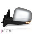 Ch1320358 Factory Style Driver Left Side Mirror Manual Folding Power Adjust Heated Glass Turn Signal Memory Compatible With