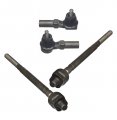 Partsw 4 Piece Kit Inner Outer Tie Rods Steering Left Right Side 