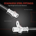 A-premium Rear Passenger Brake Hydraulic Hose Compatible With Select Toyota Models Camry 2002 2003 2004 2005 2006 Replace