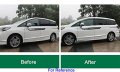 Kaitian 4pcs Tea Color Sun Guards Rain Wind Shade For Carow Vent Wind Deflector Window With Chrome Trim Emblems Custom Fit