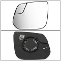 Auto Dynasty 23191160 Driver Left Side Heated Mirror Glass W Blind Spot Back Plate Compatible With Chevy Colorado Gmc Canyon