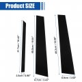 X Autohaux 1 Set Glossy Black Car Door Window Pillar Posts Cover Trim Exterior For Mercedes-benz M Ml-class Ml320 Ml350 Ml450