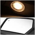 Fo1320398 Side Door Power Mirror With Heated Glass Compatible Ford Expedition 2011 Driver Left Paint To Match Black