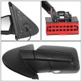 Fo1320398 Side Door Power Mirror With Heated Glass Compatible Ford Expedition 2011 Driver Left Paint To Match Black