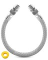 40 In Stainless Steel Air Compressor Jumper Hose 1 Npt 450 Psi Flexible Double Layer Rated From -50 To 750 Degrees With 