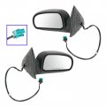 Side View Mirror Left Right Pair Set Folding Power Heated For Trailblazer Envoy