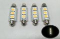 4 Pcs Marine Auto Rv Trailer Bus Vehicle Led Bulb Festoon Type Warm White Light 