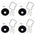 Cicitree 4 Set Carburetor Plunger Diaphragm Repair Kit Compatible For Kawasakia Klx300r 1997-2006