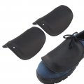 1pair Anti Smash Safety Welder Lace Up Shoe Cover Boots Shoes Toe Caps For Steel