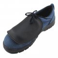 1pair Anti Smash Safety Welder Lace Up Shoe Cover Boots Shoes Toe Caps For Steel