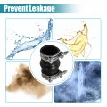 Uxcell Universal 52mm 2 05 Id Straight Hump Coupler Silicone Hose 102mm Long Intercooler Tube Piping With T Bolt Clamp Black