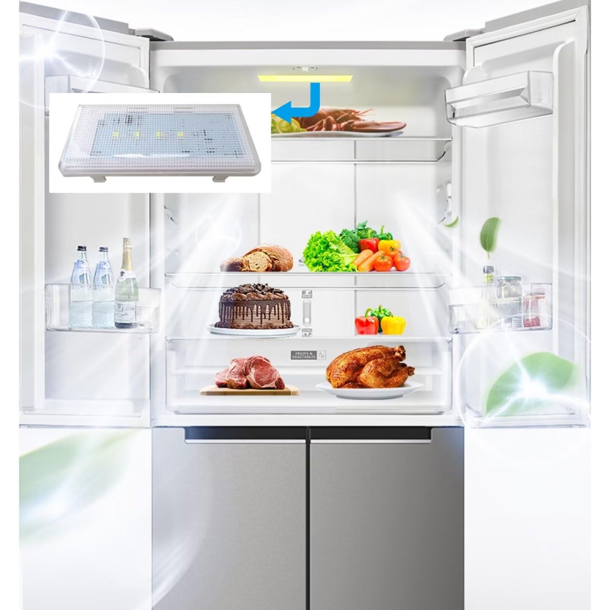 Blue Elf Wpw10515058 Refrigerator Led Light Replacement For Whirlpool Model Wrs325fdam01 Wrs325fdam02 Replace Ap6022534