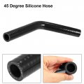 X Autohaux 19mm 0 75 Id 45 Degree Elbow Silicone Reducer Hose Pipe Bend Turbo Water Intercooler Black