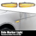 X Autohaux 1 Pair Led Side Marker Light Turn Signal Lights Fender Sidemarker Lamps For Mitsubishi Lancer Viii 2008-2017