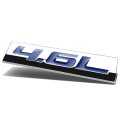 Chrome Finish Metal Emblem 4 6l Badge Blue Letter