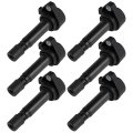 Set Of 6 Ignition Coil Packs 3 Pins Fits For Honda Pilot 5l 2009-2015 Pack Replaces Uf624 