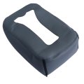 Leather Armrest Console Jump Seat Cover Dark Gray For Chevy Silverado Avalanche Suburban Tahoe Gmc Yukon Sierra 2007 2014 Fs03 