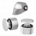 3mirrors Welding Hood Pipeliner Helmet Fasteners Silver Headgear Replacement Parts Accessories Screws Flip Aluminum Anodized W 