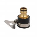 New Lon0167 15mm Hole Rubber Non-thread Water Tap Faucet Adapter Quick Coupler Plug Hose Clamp Loch Gummi Gewinde Wasserhahn