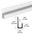 Crl 3 Duranodic Bronze Aluminum Pull With 7 16 Lip For Sliding Glass And Panel Doors 
