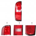 1-pack Tail Light Rear Halogen Clear Red Driver Side Replacement For 2015-2021 Colorado