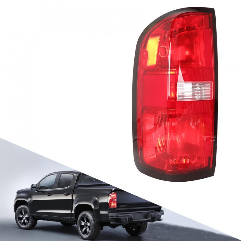 1-pack Tail Light Rear Halogen Clear Red Driver Side Replacement For 2015-2021 Colorado