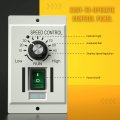 Dc Motor Speed Controller Ac 110v Input 0-90v Output Knob Adjustable Electric Regulator For Permanent Magnet 400w Dc-51