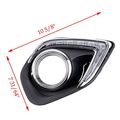 Oem Fit High Power 9-led Daytime Running Lights For 2013- 2015 Mitsubishi Outlander Sport Xenon White