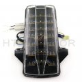 Httmt Mt045- Tail Light Brake Lights With Integrated Turn Signals Indicators Compatible 2003-2011 Suzuk Sv650 Sv650s Sv1000